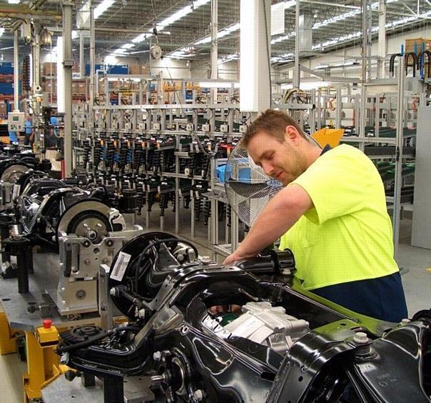 Die Achssysteme für GM Holden werden im neuen Werk von ZF in unmittelbarer Nähe des Kunden montiert. Foto: Auto-Reporter